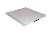 Rackkoffers - Lanberg - rack sliding shelf - 445 x 500 mm load capacity up to 35 kg 4-point mounting - 1U - AK-1021-S