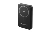 Powerbank - Wozinsky WLWP-10KA0Y3S 22.5W PD Qi2 10000 mAh with stand 1x USB-A 1x USB-C - black Powerbank - Zwart - 10000 mAh - 5907769367441