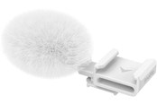 Diversen - SmallRig Cold Shoe Adapter with Furry Windscreen (white) for Sony ZV series cameras - 4734
