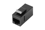 Netwerk - kabel - Lanberg keystone coupler - black - Zwart - KSU6-3000