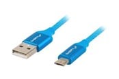 USB-kabel - Lanberg - USB cable - USB to Micro-USB Type B - 1 m - CA-USBM-20CU-0010-BL