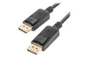 Beelscherm- en tv-kabel - Lanberg - DisplayPort cable - DisplayPort to DisplayPort - 3 m - CA-DPDP-10CC-0030-BK