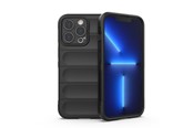 Mobiel - Covers & Cases - Hurtel Magic Shield Case - iPhone 13 Pro Flexible Armored Cover Black - 9145576258545