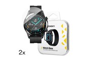 Mobiel - Beschermend glas - Wozinsky Full Glue Tempered Glass for Huawei Watch GT 2 / GT 2 Pro 42mm (2 pcs) - 5907769366321