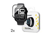 Mobiel - Beschermend glas - Wozinsky Full Glue Tempered Glass for Apple Watch 42mm (2 pcs) - 5907769366390