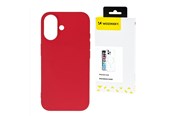 Mobiel - Covers & Cases - Wozinsky Silicone Case Flexible Silicone Case for Samsung Galaxy S25 Ultra - Red - 5907769369612