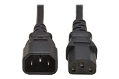 Voedingskabel (intern) - Eaton Series PDU Power Cord C13 to C14 - 10A 250V H05VV-F 2 m (6.6 ft.) Black - P004-02M-EU