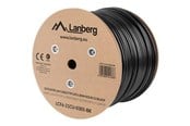 Netwerk - kabel - Lanberg bulk cable - 305 m - black - Zwart - 305m - LCF6-21CU-0305-BK