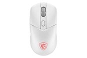 Muis - MSI VERSA 300 - mouse - 2.4 GHz Bluetooth 5.3 USB - Muis - Optisch - 6 knoppen - Wit - S12-4301440-CLA