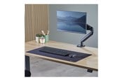 Muismat & accessoires - Fellowes Breyta desk mat - 80 x 40 cm - rubber - black - 100139320