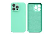 Mobiel - Covers & Cases - Hurtel Silicone Case - iPhone 14 Plus Silicone Cover Mint Green - 9145576262313