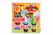 Creatief spelen - Playgo Lunch and Candy Clay Set - 6 Clay Pots - 8211