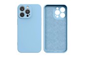 Mobiel - Covers & Cases - Hurtel Silicone Case iPhone 14 Plus Silicone Cover Light Blue - 9145576262320