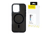 Mobiel - Covers & Cases - Wozinsky Glitter Case with Mag Safe for Samsung Galaxy S25 - Black with Glitter - 5907769370397