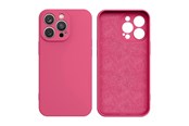 Mobiel - Covers & Cases - Hurtel Silicone Case iPhone 14 Plus Silicone Case Fuchsia - 9145576262351