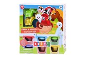 Creatief spelen - Playgo Farm and Animals Clay Set - 6 Clay Pots - 8200