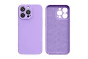 Mobiel - Covers & Cases - Hurtel Silicone Case iPhone 14 Plus Silicone Case Purple - 9145576262368