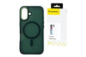 Mobiel - Covers & Cases - Wozinsky Fashion Case with MagSafe for Samsung Galaxy S24 FE - Green - 5907769371066