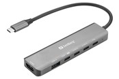 Docking station - Sandberg USB-C 6-in-1 MediaDock - 136-77