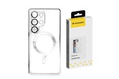 Mobiel - Covers & Cases - Wozinsky Electroplated Magsafe Case for Samsung Galaxy S24 FE - Silver - 5907769371400