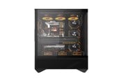 Case - Darkflash DY460 Computer Case with 4 ARGB Fans - Case - Zwart - DY460 Black + 4 fans