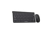 Toetsenbord - Wozinsky Wireless Keyboard + Compact Mouse Set - Black (US International ISO) - US International - Zwart - 5907769384189