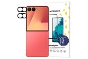 Mobiel - Beschermend glas - Wozinsky Black  Full Camera Glass for Samsung Galaxy Z Flip 7 Set of 2 - 5907769379956