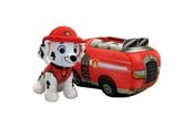Speelgoedpop - Paw Patrol 2-in-1 Vehicle Plush w/Marshall 15 cm - 97283 / 6075429