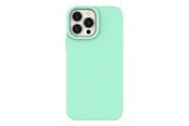 Mobiel - Covers & Cases - Hurtel Eco Case for iPhone 14 Plus Silicone Degradable Cover Mint Green - 9145576264812