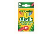 Schrijf- en tekengerei - Crayola Washable Chalk Coloured 12 Pcs - 0281