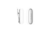 Gadget - PLAUD NotePin Clip and Magnetic Pin - Lunar Silver - NP-AC-CP-SI