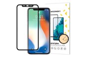 Mobiel - Beschermend glas - Wozinsky Super Durable Full Glue Tempered Glass Full Screen Protector With Frame Case Friendly Apple iPhone XR / iPhone 11 Black - 7426825353771