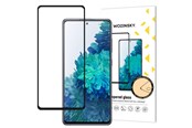 Mobiel - Beschermend glas - Wozinsky Super Durable Full Glue Tempered Glass Full Screen With Frame Case Friendly Samsung Galaxy S20 FE Black - 9111201915237