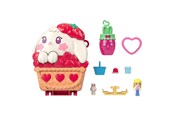 Speelgoedpop - Polly Pocket Core Compact Strawberry Bunny Basket - JKC47