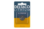 Batterij - Deltaco battery x CR2032 - Li - CR2032-1B