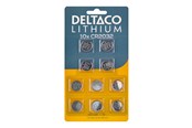Batterij - Deltaco battery - 10 x CR2032 - Li - CR2032-10B