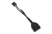 Beelscherm- en tv-kabel - SilverStone - USB internal adapter - 19 pin USB 3.0 header to 9 pin USB header - G11303050-RT