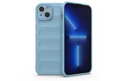 Mobiel - Covers & Cases - Hurtel Magic Shield Case for iPhone 14 Plus Flexible Armored Case Light Blue - 9145576266342