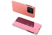 Mobiel - Covers & Cases - Hurtel Clear View Case Cover for Xiaomi Redmi 10C Cover with a Flap Pink - 9145576266823