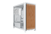 Case - Corsair FRAME 4000D Wood RS (White & Oak) - Case - Miditower - Wit - CC-9011341-WW