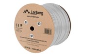 Netwerk - kabel - Lanberg bulk cable - 305 m - pantone cool grey 5C - Grijs - 305m - LCUF6L-11CU-0305-S