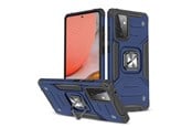 Mobiel - Covers & Cases - Wozinsky Ring Armor Armored Hybrid Case Cover + Magnetic Holder Samsung Galaxy A72 4G Blue - 9111201935846