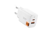 Mobiel - Adapters & Opladers - Spigen Essential 20W Wall Charger EE202EU - white - ACH08704