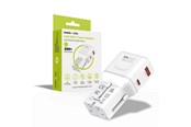 Mobiel - Adapters & Opladers - Mobile Origin 35W Travel Adapter - EU/US/UK/AU PW25 - white - MO-PW25-WHT