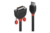 Beelscherm- en tv-kabel - Lindy Black Line adapter cable - HDMI / DVI - 5 m - 36274