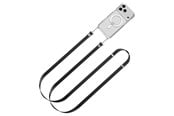 Smartwatch - Accessoires - Spigen Crossbody Lanyard Strap (Strap 1P + Connector 2P) DA30L - black - iPhone 17 Lanyard Case - AFA10614
