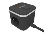 Voedingskabel (extern) - Fellowes Power Cube Type F - Black - 100137167