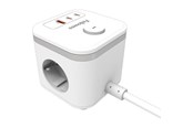 Voedingskabel (extern) - Fellowes Power Cube Type F - White - 100137168
