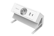 Voedingskabel (extern) - Fellowes Power Desk Type F - White - 100137173