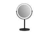 Make-up spiegels - Gillian Jones Opladeligt LED bordspejl med 10x forstørrelse og USB-C - Mat sort - 10218-00